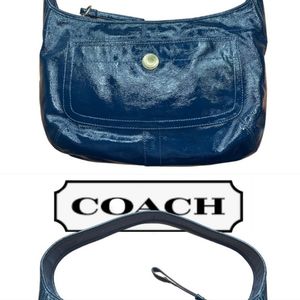 Coach Navy Patent Hobo bag SOLD